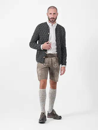 LUISE STEINER | Kniestrümpfe oliv | beige